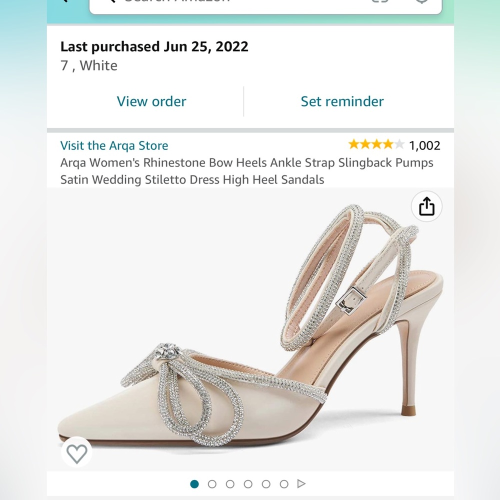 Amazon viral ivory heels with straps